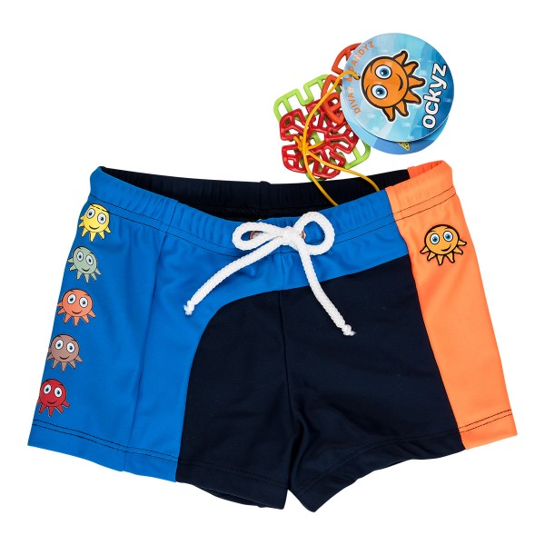 JIMM ORANGE SWIM TRUNKS