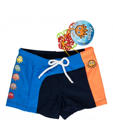 JIMM ORANGE SWIM TRUNKS